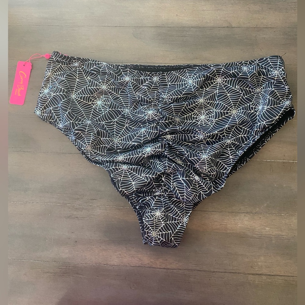 Set of 5 High Waist Swim Bottoms by Curvy Beach 3X NWT
